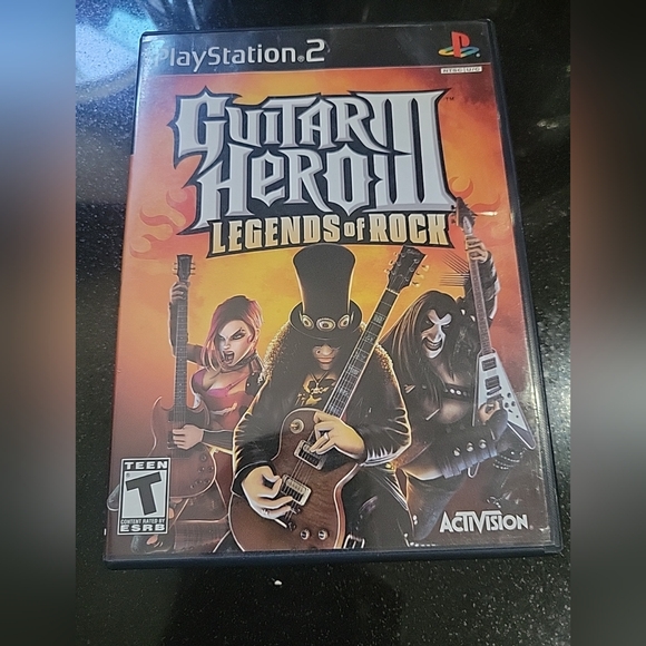 Lot Of 3 PS2 Rock Band And Track Pack V1 Guitar Hero III Ledgends Of Rock - Picture 7 of 9